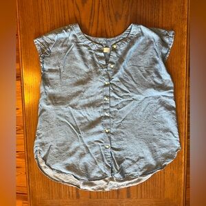 LOFT women’s sleeveless Button-Front Top